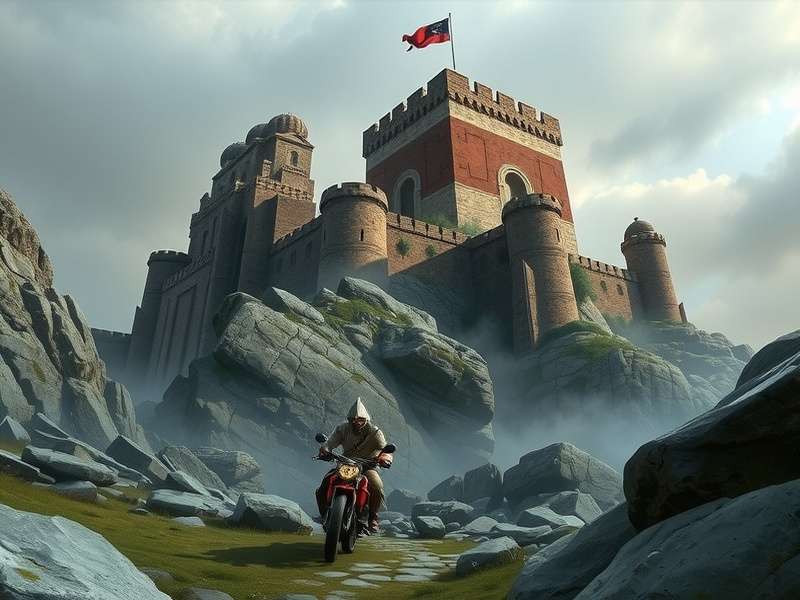 कैस्टरली रॉक का दृश्य