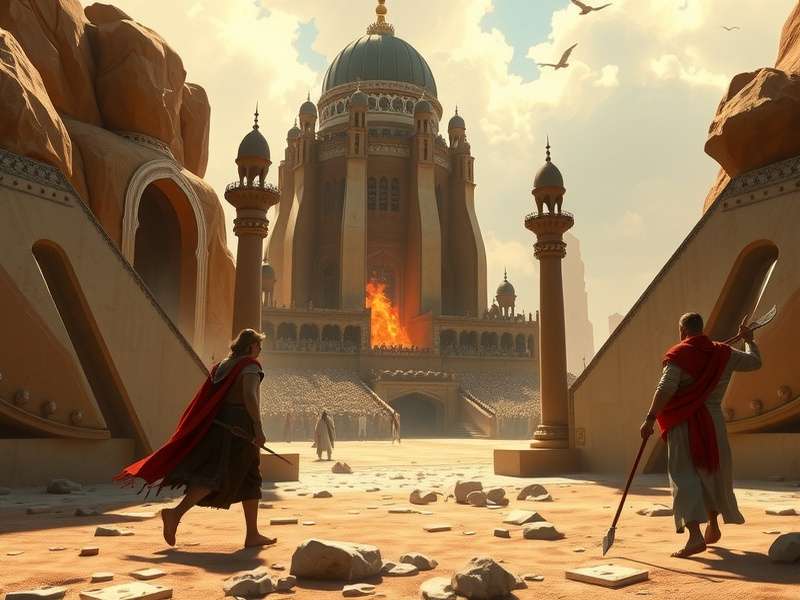 कैस्टर्ली रॉक की वास्तुकला