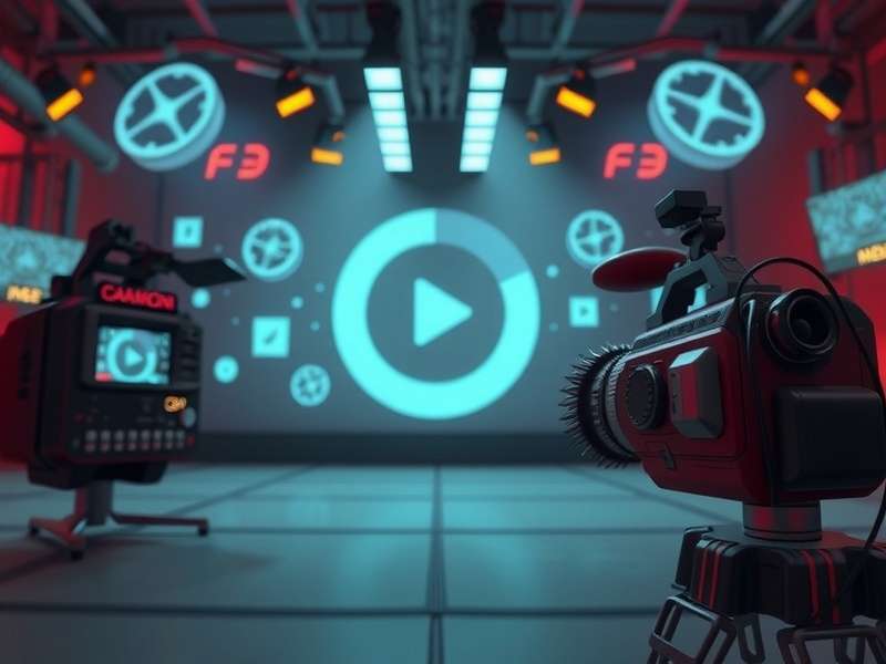 Video Web Caster interface showing streaming and gaming integration