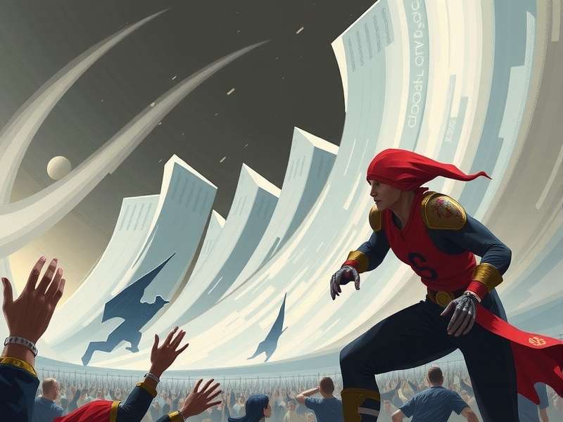 A high-end gaming controller, the Colson Caster, resting on a desk with RGB lighting