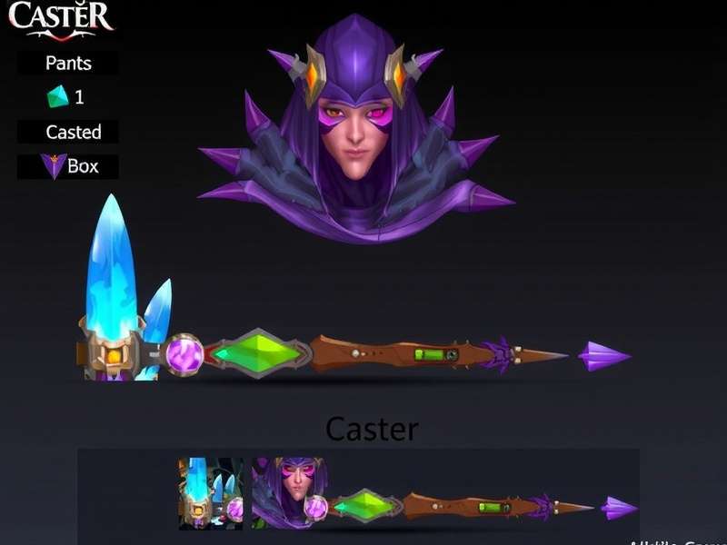 Caster Spell Combination Interface and Gesture Controls