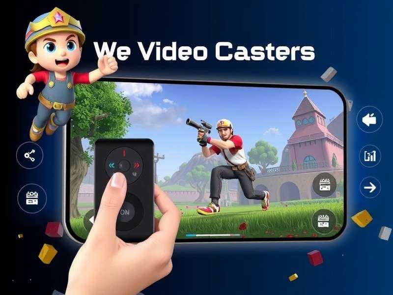 Web Video Caster Pc interface showing casting options