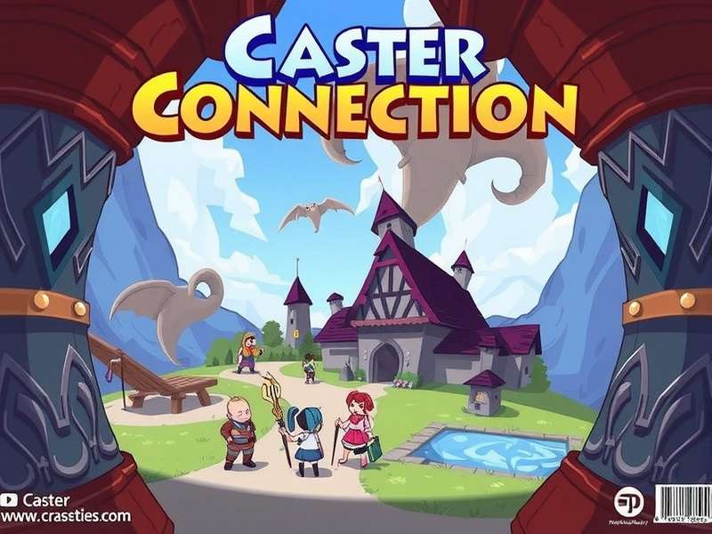 Caster Connection visualization showing apps and community interaction