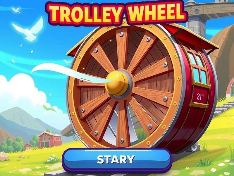 Heavy-duty industrial trolley wheels in a modern warehouse setting