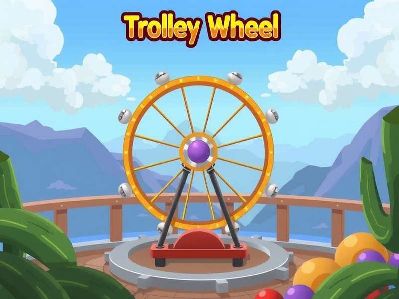 Close-up technical diagram of different trolley wheel types and bearings