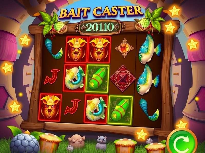 Professional bait caster fishing setup with precision gear