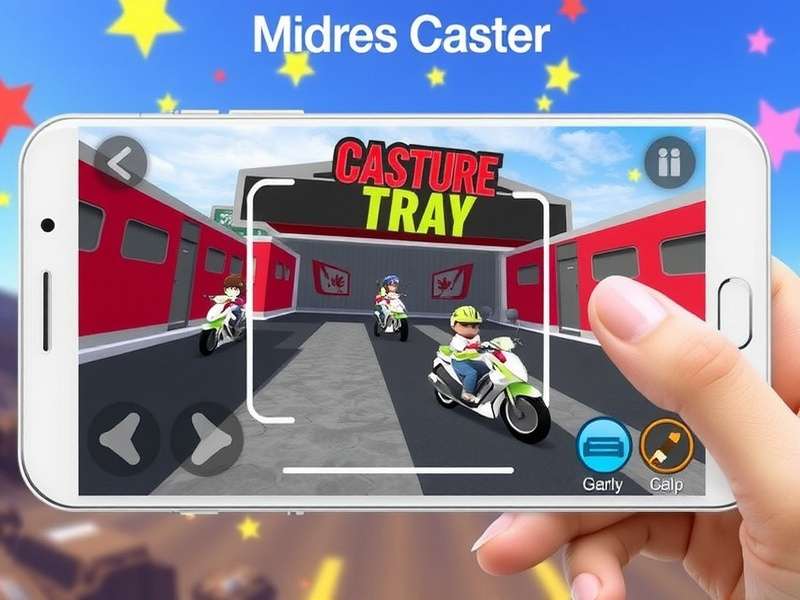 Smartphone casting video to a large television screen