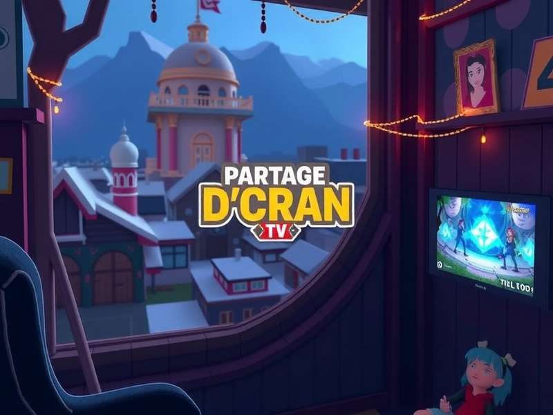 Modern living room with a large TV and smartphone casting content