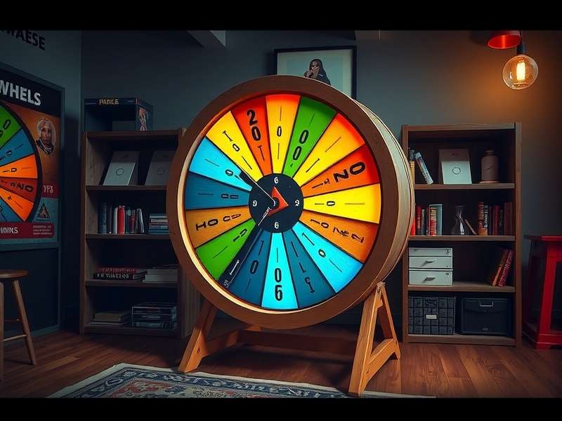 Assortment of industrial caster wheels on a workshop table