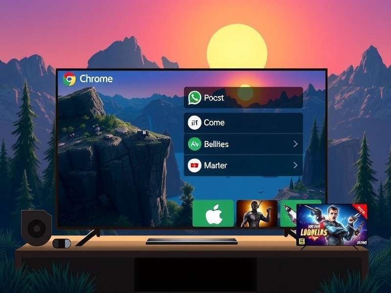 Family in India watching content on a large TV via a streaming device