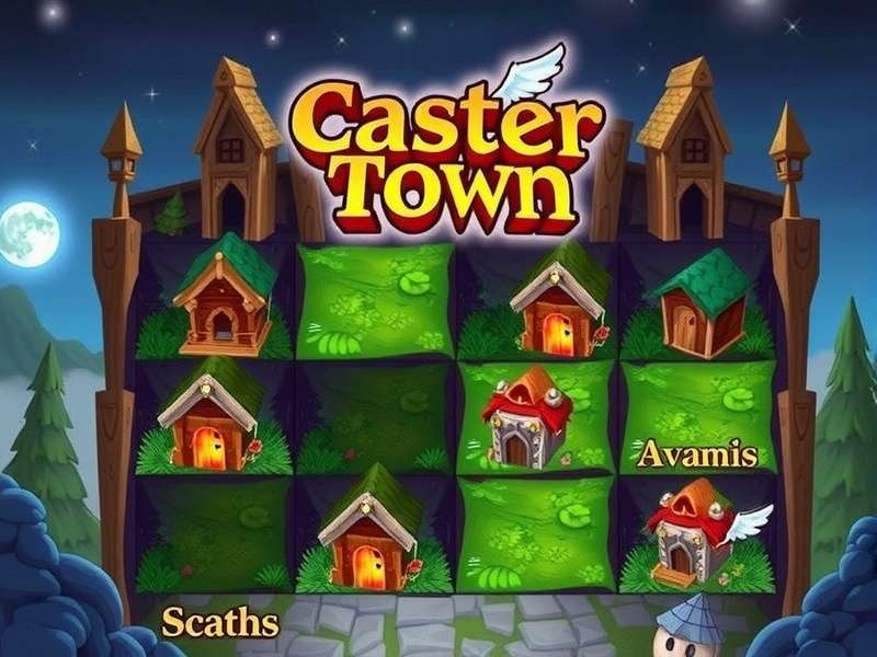 Caster Town gaming community illustration