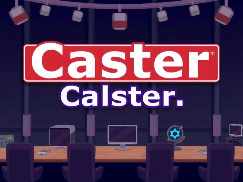 Diagram of a smart caster with IoT sensors showing load, temperature, and rotation data