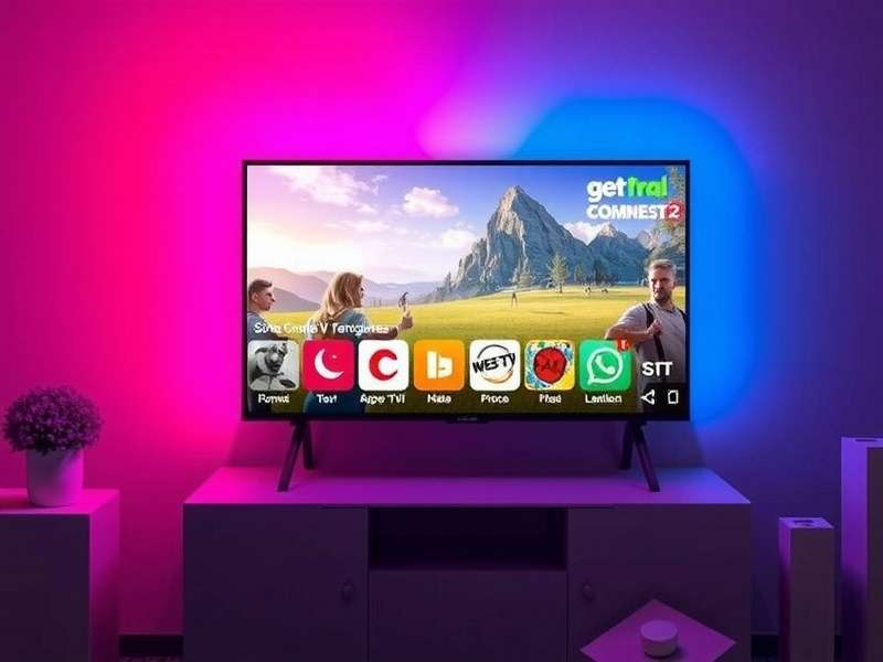 Screen casting setup from PC to TV in an Indian living room