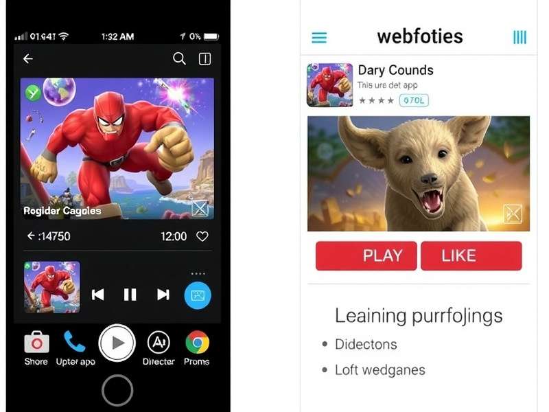 Web Video Caster App interface showing casting to multiple devices