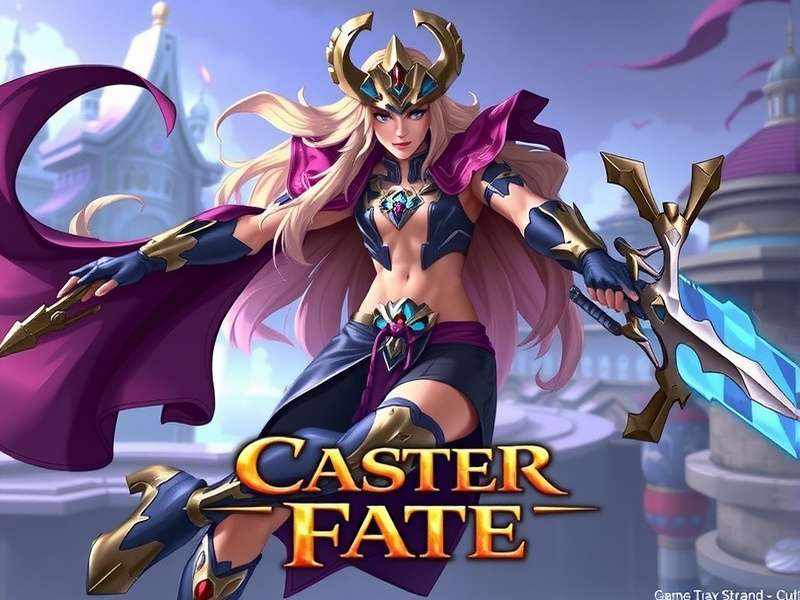 Caster Fate gameplay arena showing five players battling in a mythological Indian setting
