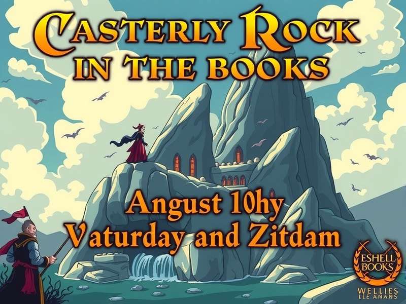 Casterly Rock as envisioned from the books — a colossal golden fortress carved into a mountain overlooking the Sunset Sea.