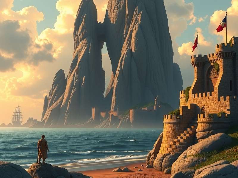 Casterly Rock Theme – Majestic fortress of House Lannister under golden sunlight